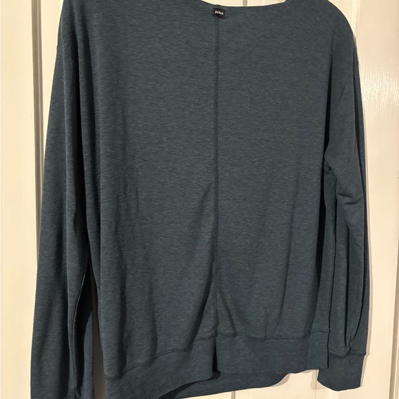 Prana Blue Long Sleeve Top - Picture 4 of 4